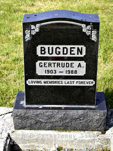 Gertrude A. BUGDEN