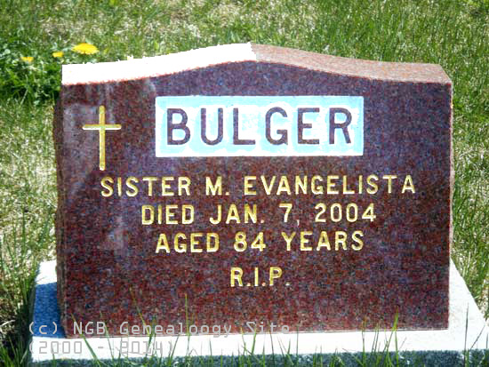 Sr. M. Evangelista Bulger
