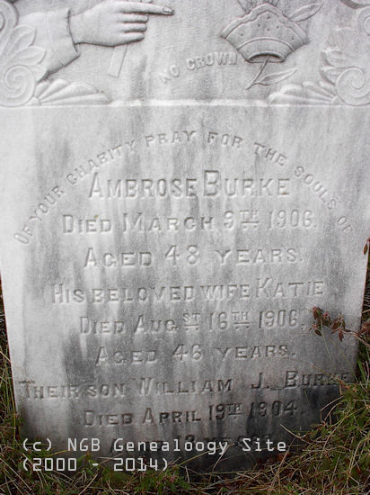 Ambrose, Katie & William Burke