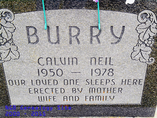 Calvin Neil Burry