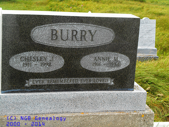 Chesley & Annie Burry