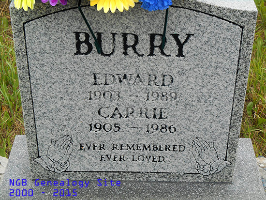 Edward & Carrie Burry