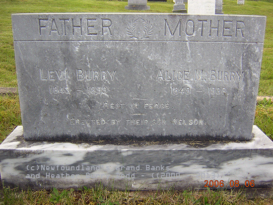 Levi & Alice M. Burry