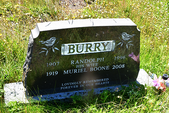 Randolph & Muriel Boone Burry