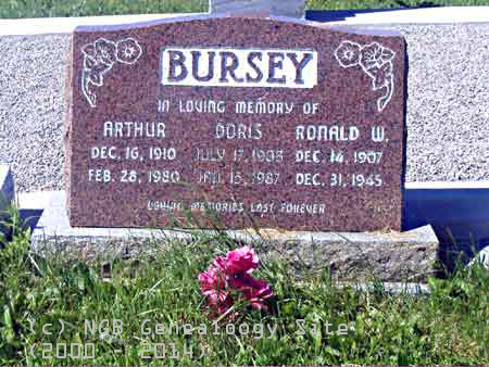 Arthur, Doris and Ronald BURSEY