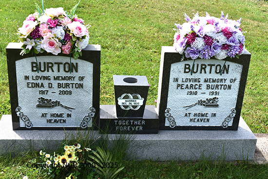 Pearce & Edna D. Burton
