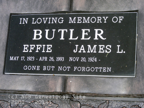 Effie and James Butloer