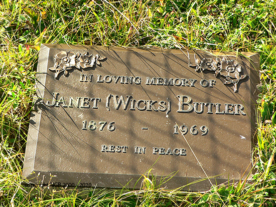 Janey (Wicks) Butler