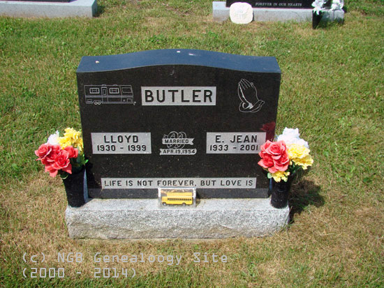 Lloyd and E. Jean Butler