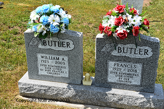 William A. & Frances Butler