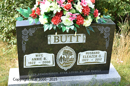 Eleazer O.  & Annie B. Butt