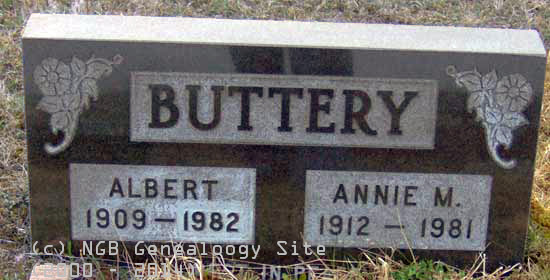 Albert and Annie BUTTERY