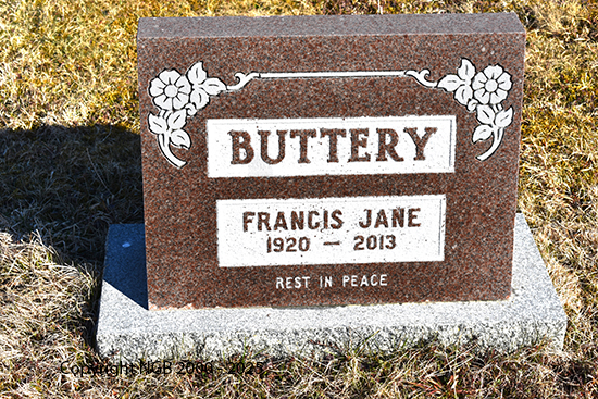 Francis Jane Buttery