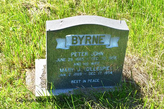 Peter John & Mary J. Gillespie Byrne