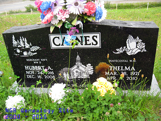 Hubert A. & Thelma Caines