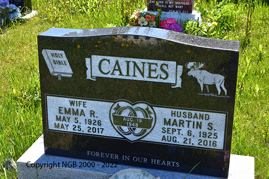 Martin S. & Emma R. Caines
