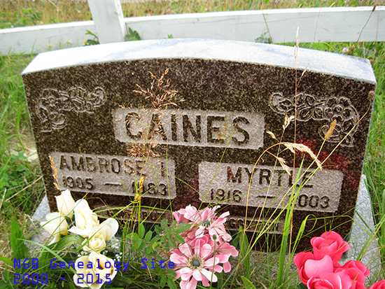 Myles & Ambrose I. Caines