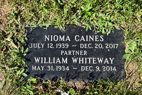 Nioma CAINES & William Whiteway