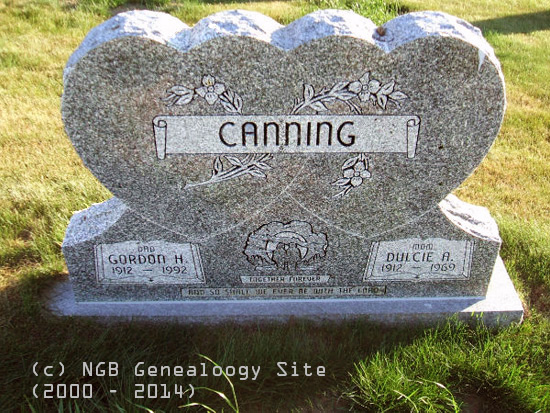 Gordon H. & Dulcie A. Canning