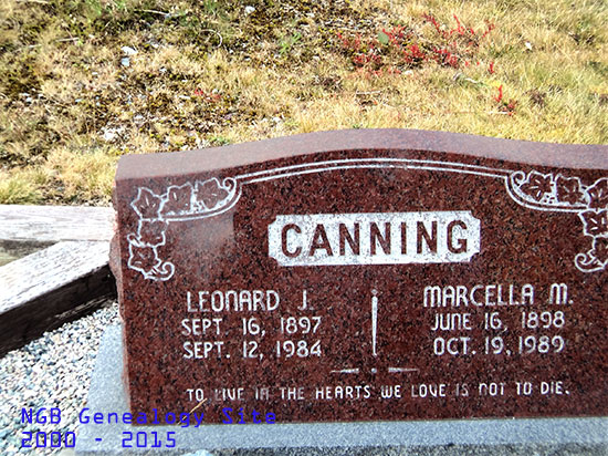 Leonard & Marcella Canning