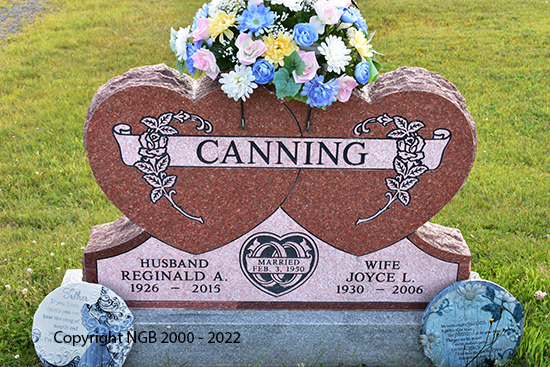Reginald A. & Joyce L. Canning