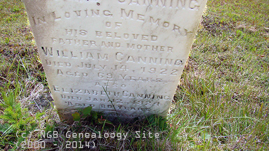William & Elizabeth Canning