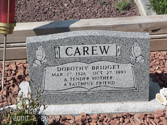 Dorothy Bridget Carew