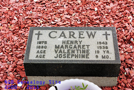Henry-margaret-valentine & Josephine Carew