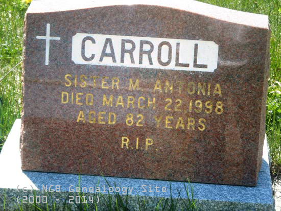 Sr. M. Antonia Carroll