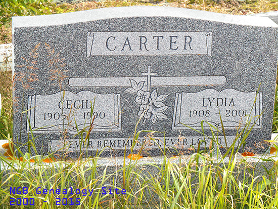 Cecil & Lydia Carter
