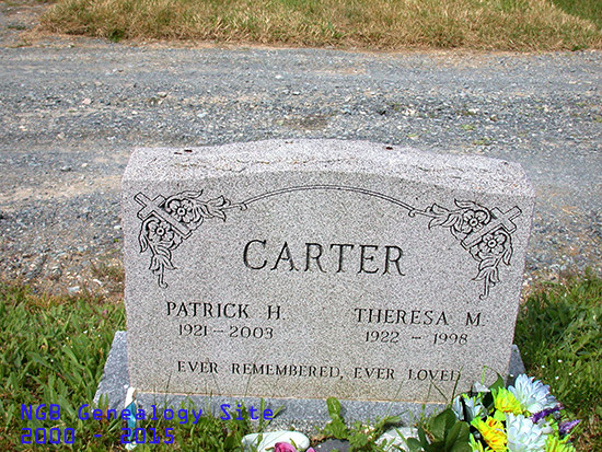 Patrick H. & Theresa M. Carter