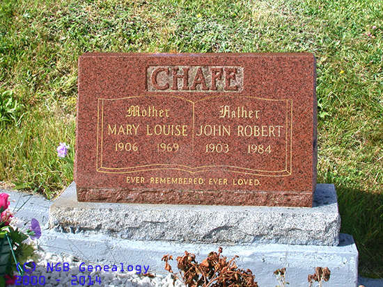 John Robert & Mary Louise Chafe