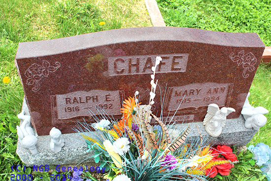 Ralph E. & Mary Ann Chafe