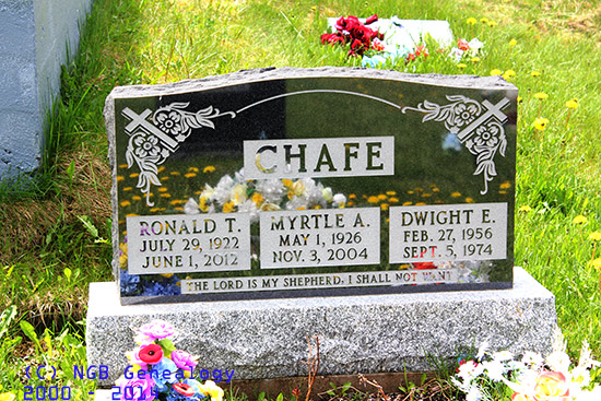 Ronald T., Myrtle A. & Dwight E. Chafe