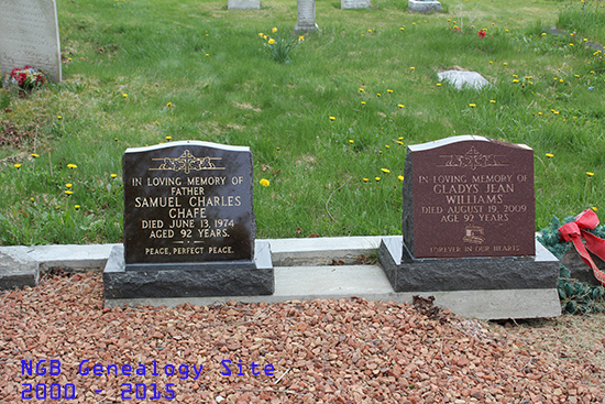 Samuel Charles Chafe - Gladys Jean Williams