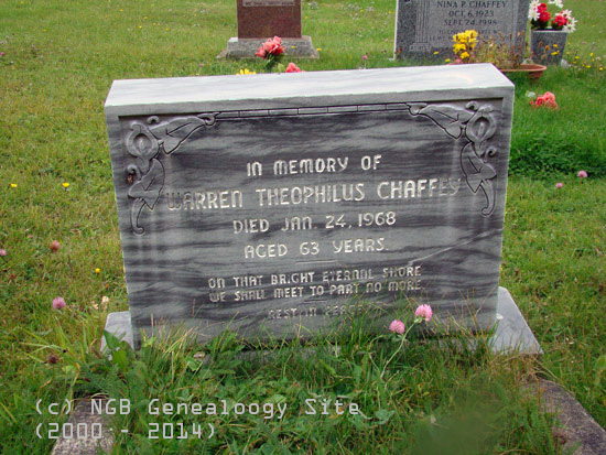 Warren Theopohilus Chaffey