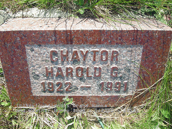 Harold G. Chaytor