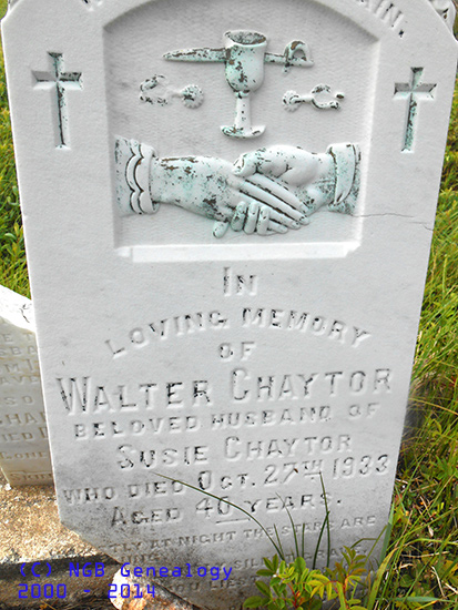 WALTER CHAYTOR