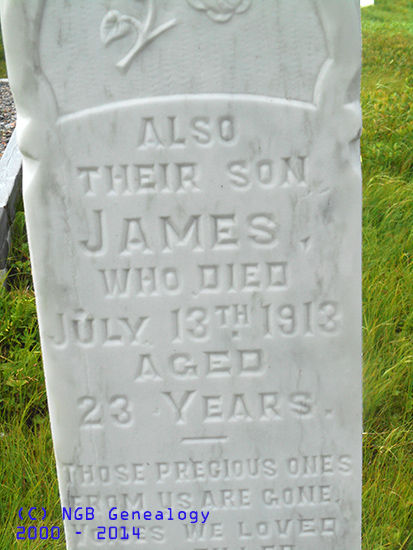 James Cheater - Died 1913