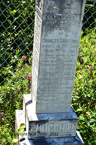 Charles, Tryphena, Joseph & Harry Churchill