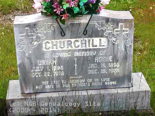 Uriah and Annie Churchill