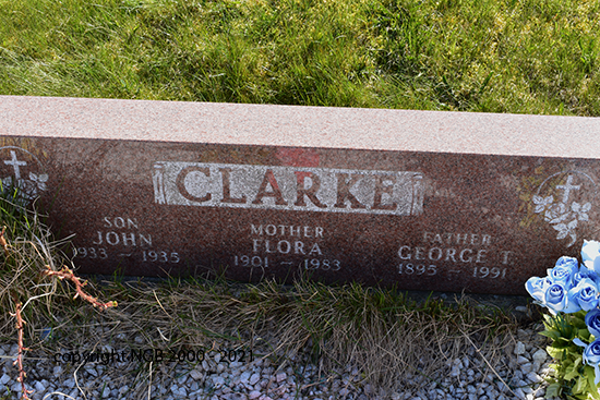 George, Flora & John Clarke