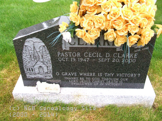 Pastor Cecil D. Clarke
