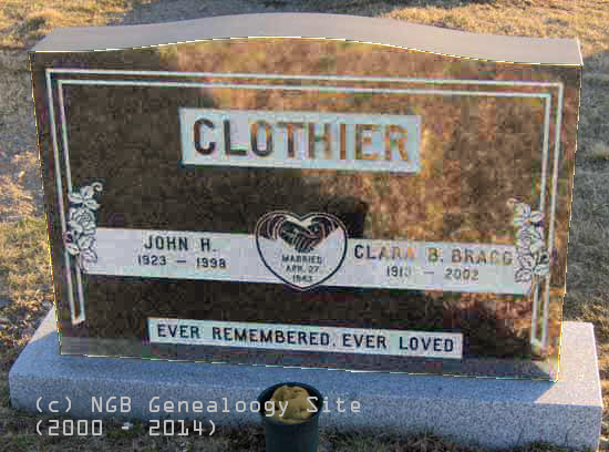 John and Clara Clothier