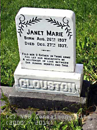 Janet Marie CLOUSTON