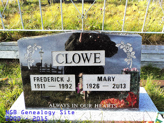 Frederick & Mary Clowe