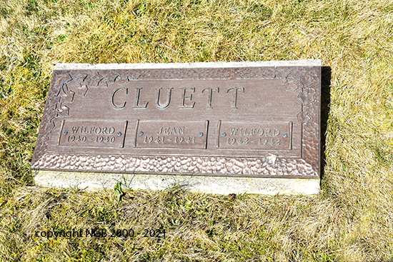 Wilfred, Jean & Wilfred Cluett