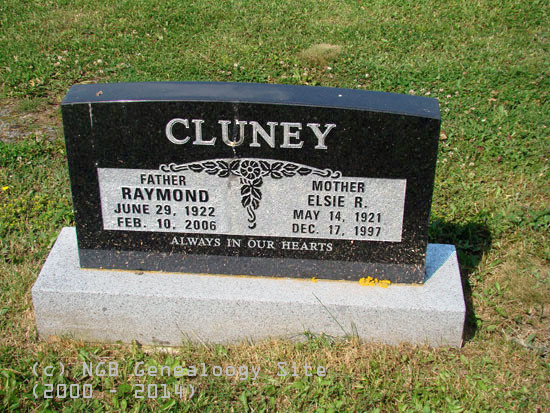 Raymond and Elsie R. Cluney