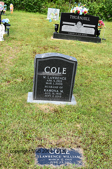 W. Lawrence, Ramona M, & Lawrence William Cole