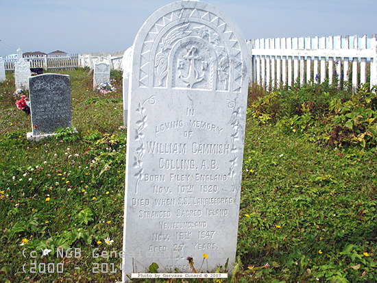 William Cammish Colling A. B.
